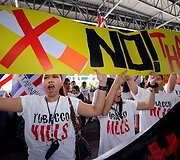 Antitabako aktyvistai