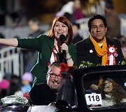 Kate Flannery ir Oscaras Nunezas
