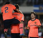 &bdquo;Barcelona&ldquo; ir &bdquo;Xerez&ldquo; rungtynių akimirkos