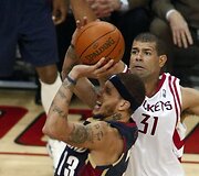 &bdquo;Rockets&ldquo; ir &bdquo;Cavaliers&ldquo; rungtynių akimirkos