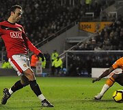 &bdquo;Manchester United&ldquo; sutriu&scaron;kino &bdquo;Hull City&ldquo; futbolininkus