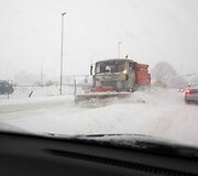 Klaipėdoje stipriai pasnigo