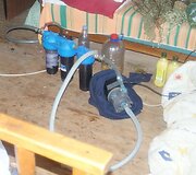 Nelegalaus alkoholio sandėlis