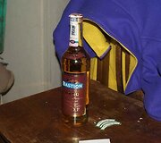 Nelegalaus alkoholio sandėlis