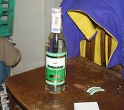 Nelegalaus alkoholio sandėlis