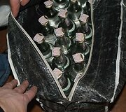 Nelegalaus alkoholio sandėlis