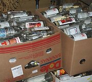 Nelegalaus alkoholio sandėlis
