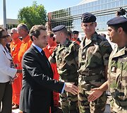 Prancūzijos prezidento N.Sarkozy padėka gelbėtojams