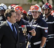 Prancūzijos prezidento N.Sarkozy padėka gelbėtojams
