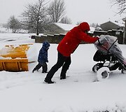 Sudėtingos eismo sąlygos kelyje