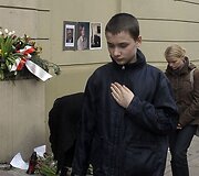 Atsisveikinimas su žuvusiais per lėktuvo tragediją