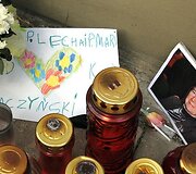 Atsisveikinimas su žuvusiais per lėktuvo tragediją