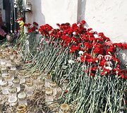 Atsisveikinimas su žuvusiais per lėktuvo tragediją