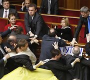Ukrainos parlamento posėdis