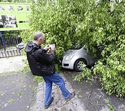Vengrijoje siaučia pavasarinė audra