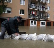 Vengrijoje siaučia pavasarinė audra