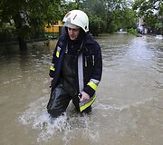 Vengrijoje siaučia pavasarinė audra