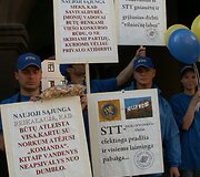 Protestuotojai