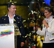 J.M.Santosas pakeis dvi kadencijas baigusį prezidentą Alvaro Uribe 