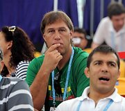 Lietuvių rungtynes su argentiniečiais stebėjo ir legendinis krep&scaron;ininkas &Scaron;arūnas Marčiulionis.