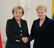 D.Grybauskaitė ir A.Merkel