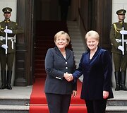 D.Grybauskaitė ir A.Merkel