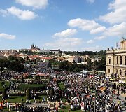 Čekijos sostinėje masiniai protestai