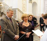 Foto naujienai: Gintautas Vy&scaron;niauskas ir Edita Mildažytė. Jo triumfo ir jos kapituliacijos diena