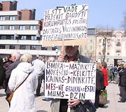 Mitingas Klaipėdoje 