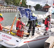 Jachta &bdquo;Lietuva&ldquo; grįžo i&scaron; du mėnesius trukusios regatos 