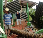 Kubos gyventojai skaičiuoja uragano pridarytus nuostolius. 