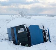 Didžiojoje Britanijoje gausus sniegas sutrikdė gyvenimą