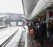 Didžiojoje Britanijoje gausus sniegas sutrikdė gyvenimą