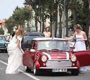 Nuotakų parado ir pajūrio nuotakos rinkimų akimirkos