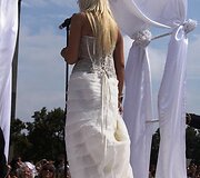 Nuotakų parado ir pajūrio nuotakos rinkimų akimirkos