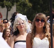 Nuotakų parado ir pajūrio nuotakos rinkimų akimirkos