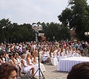 Nuotakų parado ir pajūrio nuotakos rinkimų akimirkos