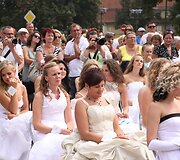 Nuotakų parado ir pajūrio nuotakos rinkimų akimirkos