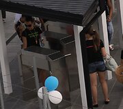 &Scaron;iaurės rage i&scaron;kilo unikalus bendrovės &bdquo;Smiltynės perkėla&ldquo; terminalas su apžvalgos aik&scaron;tele