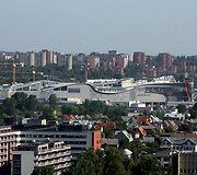 Vilniaus pramogų parko teritorijoje baigiamo statyti prekybos ir pramogų centro &bdquo;Ozas&ldquo; plėtotojai skaičiuoja dienas iki atidarymo.