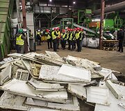 &bdquo;EMP recycling&ldquo; elektronikos ir kitų atliekų perdirbimo gamykloje. 