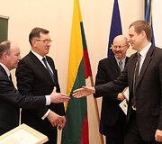 Nugalėtojus apdovanojimų ceremonijoje sveikino asociacija &bdquo;Infobalt&ldquo;, Lietuvos mokslų akademija bei premjeras A. Butkevičius. 