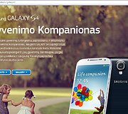 &bdquo;Samsung&ldquo; svetainėje naujasis &bdquo;Galaxy S4&ldquo; pristatomas tekstais, kuriuose apstu klaidų. 