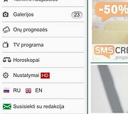 Atnaujinta mobilioji 15min.lt svetainės versija