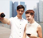 I&scaron;maniesiems telefonams skirti &bdquo;Sony&ldquo; fotoaparatai-objektyvai &bdquo;DSC-QX100&ldquo; ir &bdquo;DSC-QX10&ldquo;