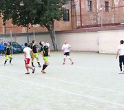 &bdquo;Biplan&ldquo; ir &bdquo;Bez bilieta&ldquo; muzikantų komanda žaidė futbolą su FK &bdquo;Barbakanas&ldquo;