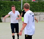 &bdquo;Biplan&ldquo; ir &bdquo;Bez bilieta&ldquo; muzikantų komanda žaidė futbolą su FK &bdquo;Barbakanas&ldquo;