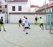 &bdquo;Biplan&ldquo; ir &bdquo;Bez bilieta&ldquo; muzikantų komanda žaidė futbolą su FK &bdquo;Barbakanas&ldquo;