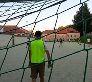&bdquo;Biplan&ldquo; ir &bdquo;Bez bilieta&ldquo; muzikantų komanda žaidė futbolą su FK &bdquo;Barbakanas&ldquo;