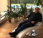 Viktoras Uspaskichas savo rezidencijoje